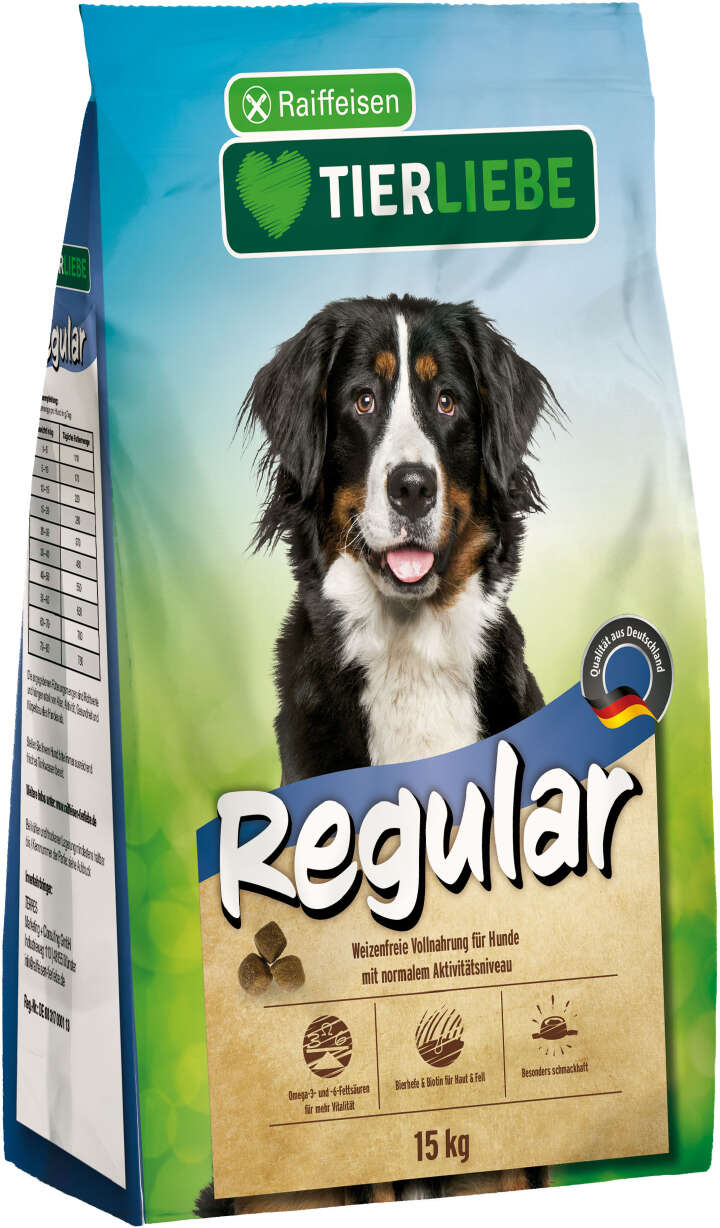 TIERLIEBE Hunde-Trockenfutter Regular